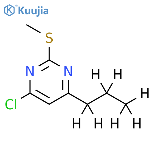 4-Chloro-2-methylthio-6-(n-propyl-d7)-pyrimidine structure