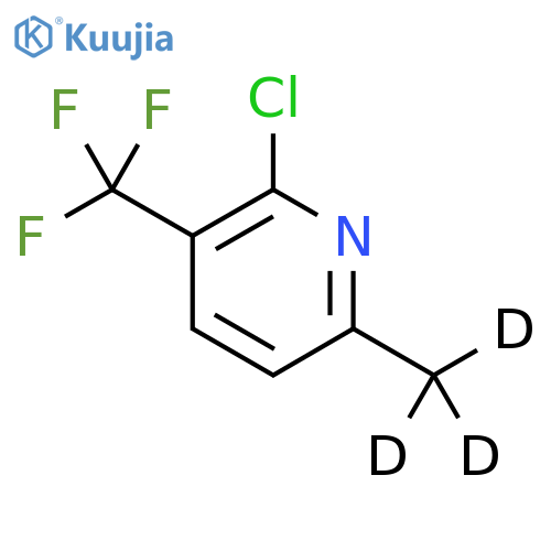 2-Chloro-3-(trifluoromethyl)-6-(methyl-d3)-pyridine structure