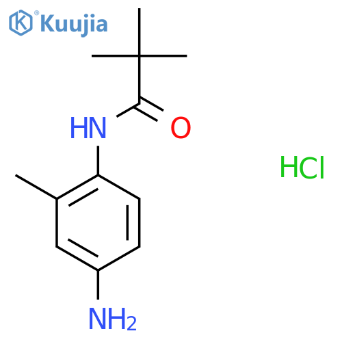 N-(4-Amino-2-methylphenyl)-2,2-dimethylpropanamide hydrochloride structure