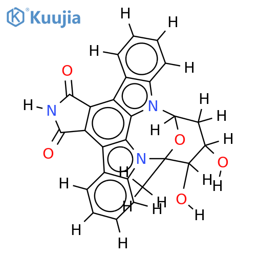 N12-5'(S)-N13-1'(R)-L-olivosylarcyriaflavin structure
