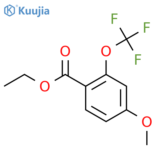 Ethyl 4-methoxy-2-(trifluoromethoxy)benzoate structure