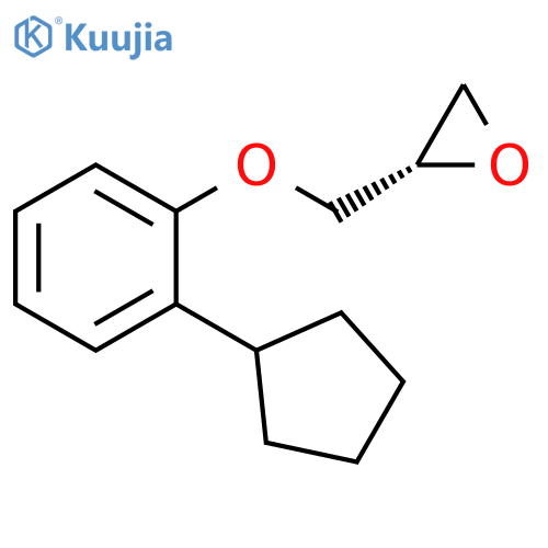 2-(2-Cyclopentylphenoxy)methyl-oxirane structure