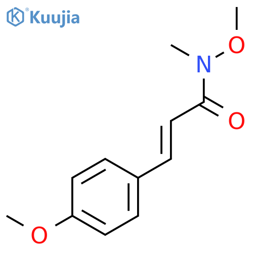 2-Propenamide, N-methoxy-3-(4-methoxyphenyl)-N-methyl- structure