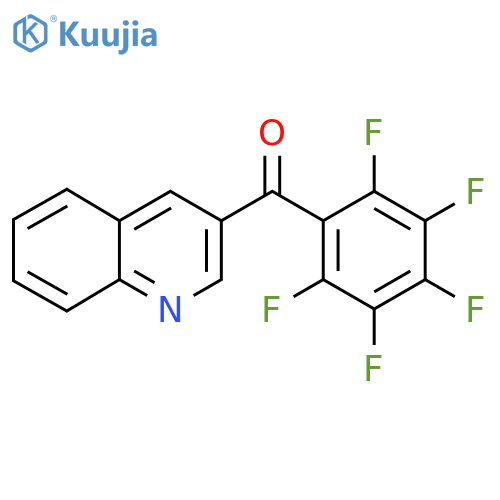 3-(Pentafluorobenzoyl)quinoline structure