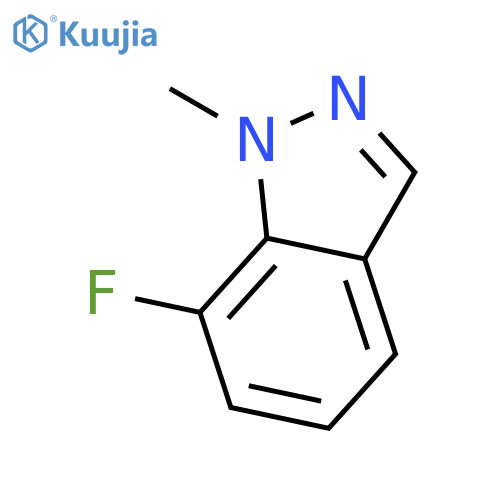 7-Fluoro-1-methyl-1H-indazole structure