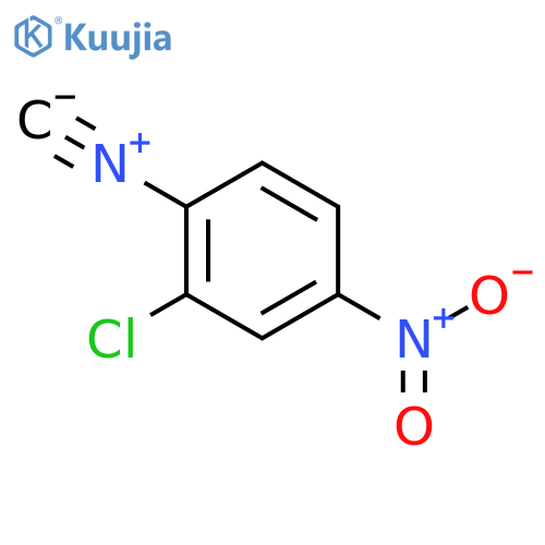 2-chloro-1-isocyano-4-nitrobenzene structure