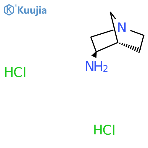exo-1-Aza-bicyclo[2.2.1]hept-3-ylamine dihydrochloride structure