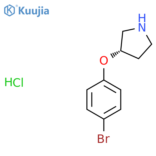(S)-3-(4-Bromo-phenoxy)-pyrrolidine hydrochloride structure