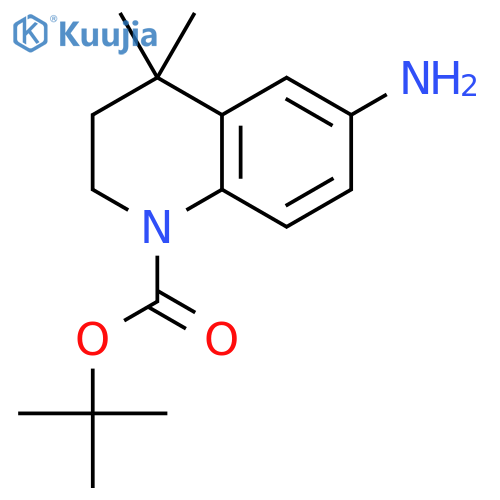 1-Boc-6-amino-4,4-dimethyl-3,4-dihydro-2H-quinoline structure