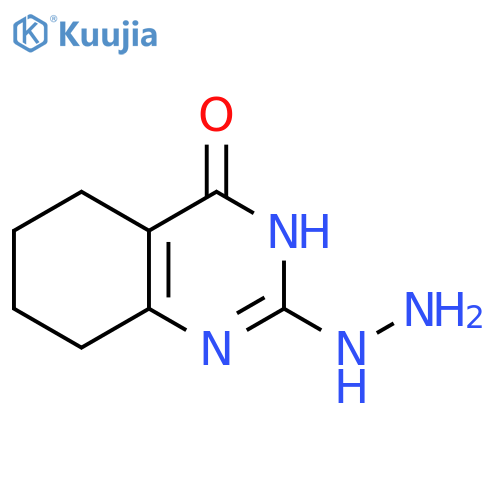 2-hydrazinyl-3,4,5,6,7,8-hexahydroquinazolin-4-one structure