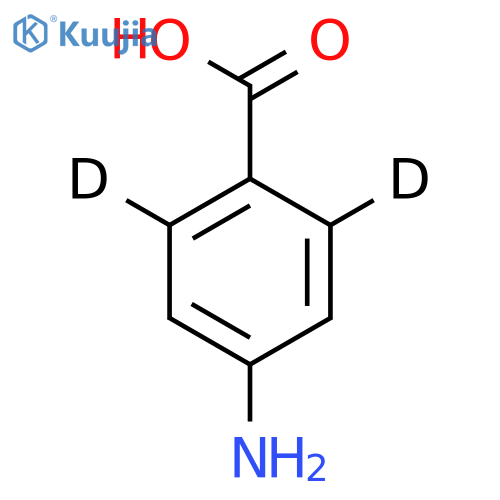 4-Aminobenzoic-2,6-d2 Acid structure