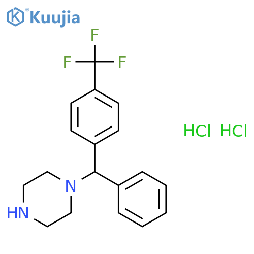 {4-(Trifluoromethyl)phenylphenylmethylpiperazine Dihydrochloride structure