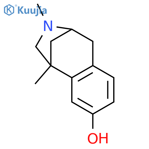 1,4-Methano-1H-3-benzazepin-8-ol,2,3,4,5-tetrahydro-1,3-dimethyl-, (1R,4R)- structure