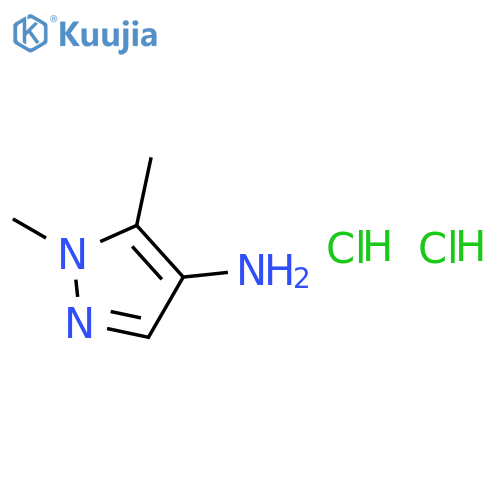 1,5-dimethyl-1H-pyrazol-4-amine dihydrochloride structure