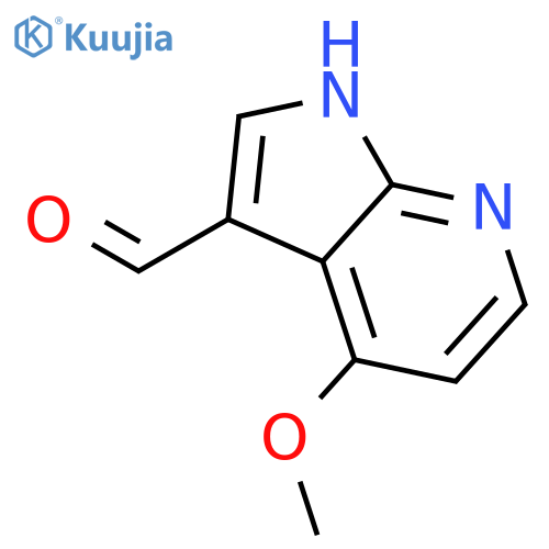 4-Methoxy-1H-pyrrolo[2,3-b]pyridine-3-carbaldehyde structure