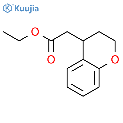 Ethyl 2-(chroman-4-yl)acetate structure