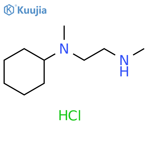 N-methyl-N-[2-(methylamino)ethyl]cyclohexanamine dihydrochloride structure