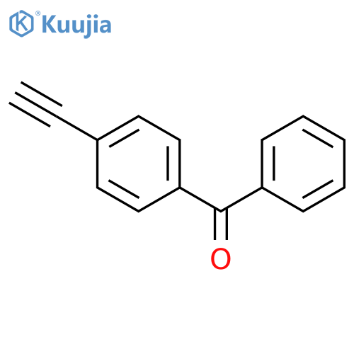 (4-ethynylphenyl)-phenylmethanone structure