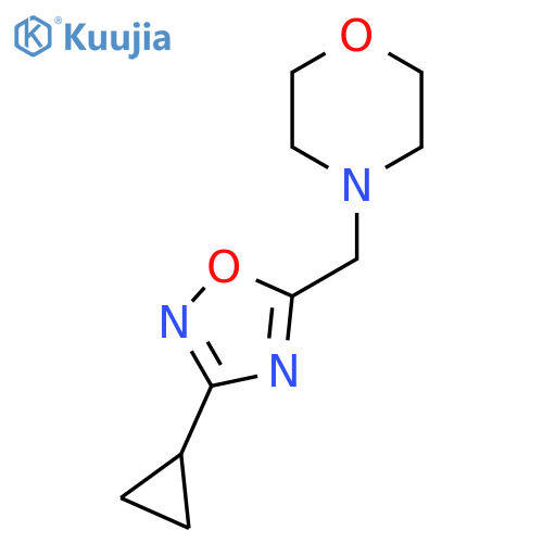 4-(3-cyclopropyl-1,2,4-oxadiazol-5-yl)methylmorpholine structure