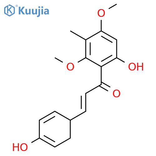 2',4-dihydroxy-5'-methyl-4',6'-dimethoxydihydrochalcone structure