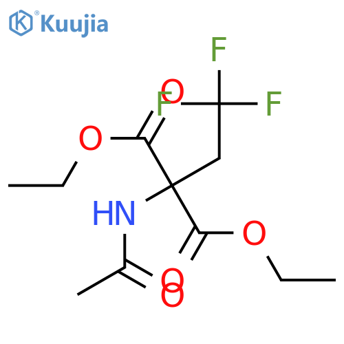 Diethyl 2-acetamido-2-(2,2,2-trifluoroethyl)malonate structure