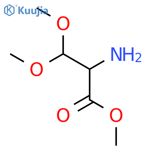 methyl 2-amino-3,3-dimethoxypropanoate structure