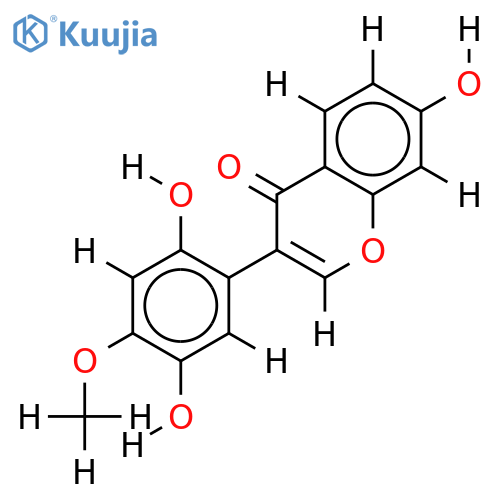 4'-methoxy-7,2',5'-trihydroxyisoflavone structure