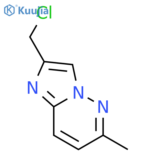 2-(chloromethyl)-6-methyl-Imidazo[1,2-b]pyridazine structure