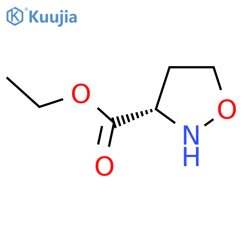 (S)-Ethyl isoxazolidine-3-carboxylate structure