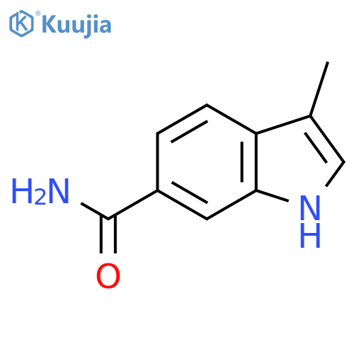 3-Methyl-1H-indole-6-carboxamide structure