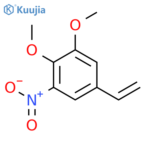 5-ethenyl-1,2-dimethoxy-3-nitrobenzene structure
