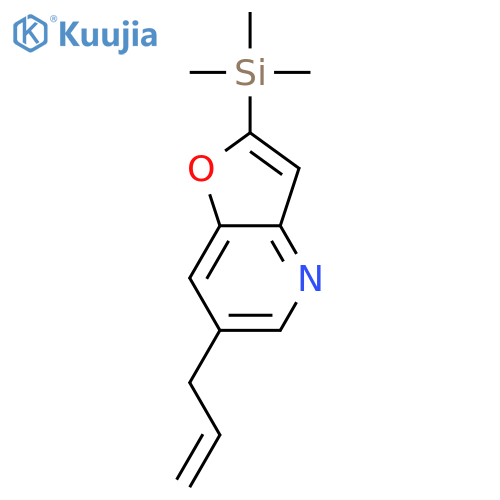 6-Allyl-2-(trimethylsilyl)furo3,2-bpyridine structure