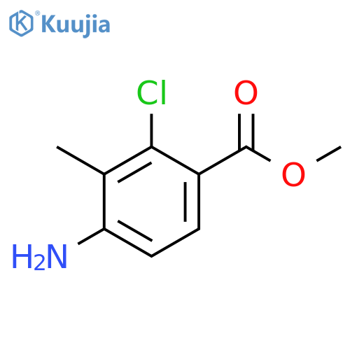 methyl 4-amino-2-chloro-3-methylbenzoate structure