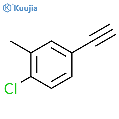 1-chloro-4-ethynyl-2-methylbenzene structure