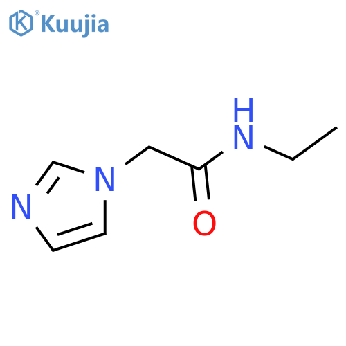 N-Ethyl-2-(1-imidazolyl)acetamide structure