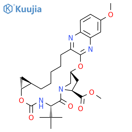 Methyl Des(cyclopropylsulfonyl)-2-ethenylcyclopropylamino-Grazoprevir Carboxylate structure