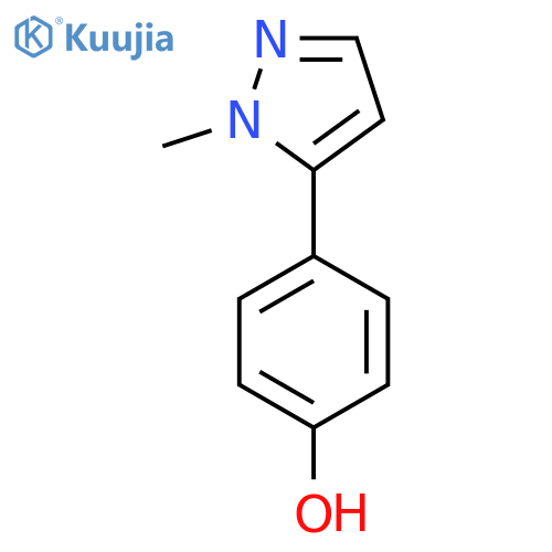 4-(1-methyl-1H-pyrazol-5-yl)phenol structure