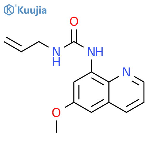 1-(6-methoxyquinolin-8-yl)-3-(prop-2-en-1-yl)urea structure