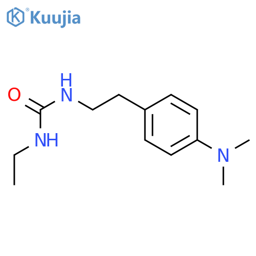 1-{2-[4-(dimethylamino)phenyl]ethyl}-3-ethylurea structure