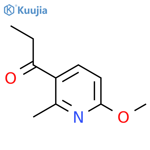1-(6-Methoxy-2-methylpyridin-3-yl)propan-1-one structure