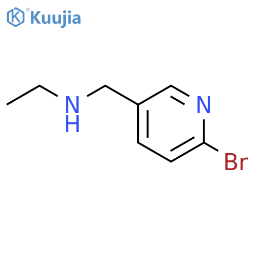 (6-BROMO-PYRIDIN-3-YLMETHYL)-ETHYL-AMINE structure