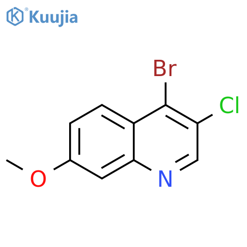4-Bromo-3-chloro-7-methoxyquinoline structure