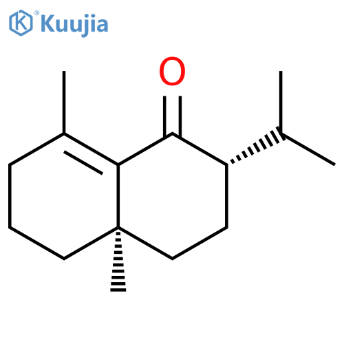 1(2H)-Naphthalenone, 3,4,4a,5,6,7-hexahydro-4a,8-dimethyl-2-(1-methylethyl)-, (2S,4aR)- structure
