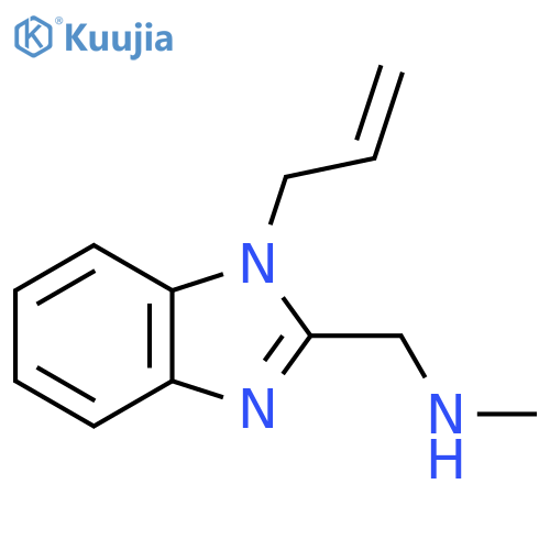 methyl({1-(prop-2-en-1-yl)-1H-1,3-benzodiazol-2-ylmethyl})amine structure