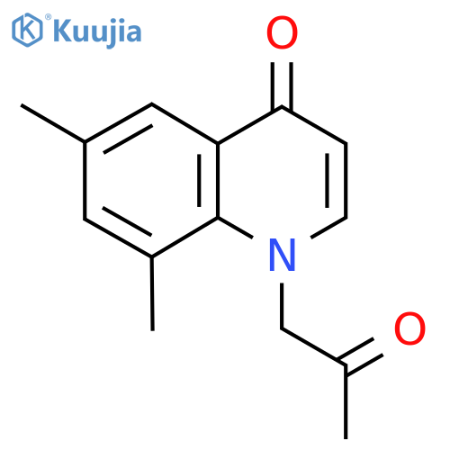 6,8-Dimethyl-1-(2-oxopropyl)quinolin-4(1H)-one structure