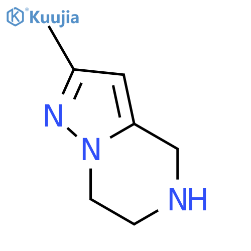 2-methyl-4H,5H,6H,7H-pyrazolo1,5-apyrazine structure