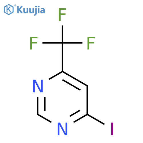 4-Iodo-6-(trifluoromethyl)pyrimidine structure