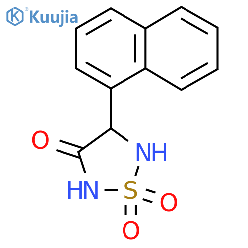 4-(1'-Naphthyl)-3-oxo-1,2,5-thiadiazolidine 1,1-dioxide structure