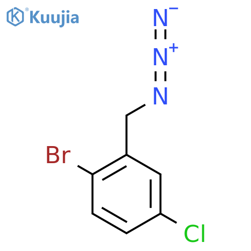 2-(azidomethyl)-1-bromo-4-chlorobenzene structure