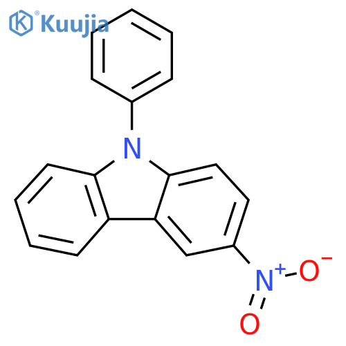 3-Nitro-9-phenyl-9H-carbazole structure